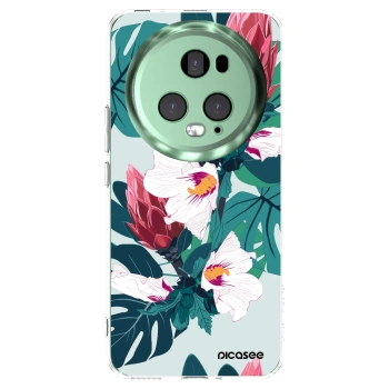 Picasee silikonska prozirna maskica za Honor Magic5 Pro - Rhododendron