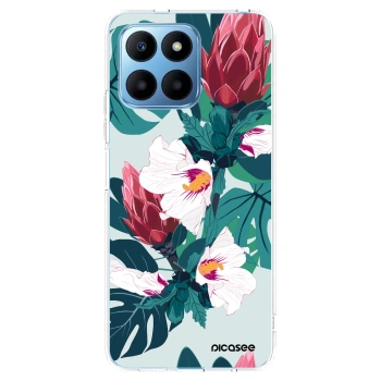 Picasee silikonska prozirna maskica za Honor 70 Lite - Rhododendron