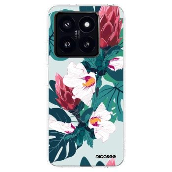 Picasee silikonska prozirna maskica za Xiaomi 14 Pro - Rhododendron
