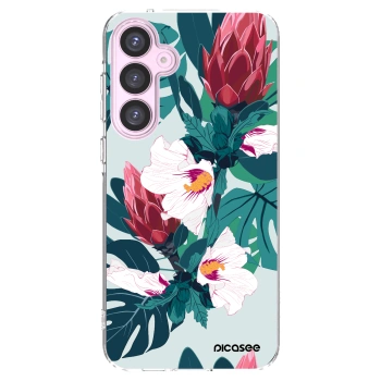 Picasee silikonska prozirna maskica za Samsung Galaxy A55 5G A556B - Rhododendron