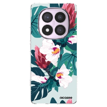 Picasee silikonska prozirna maskica za Xiaomi Redmi Note 14 Pro 5G - Rhododendron