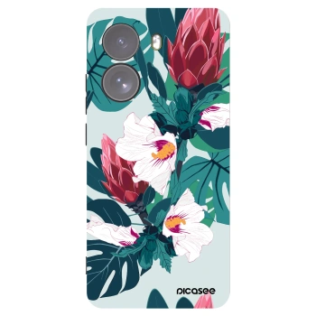 Picasee crna silikonska maskica za Xiaomi Poco X7 - Rhododendron