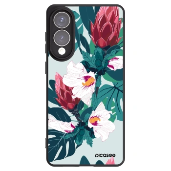 Picasee crna silikonska maskica za Samsung Galaxy S25 Edge 5G - Rhododendron