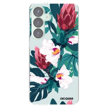 Picasee silikonska prozirna maskica za Samsung Galaxy S25+ 5G - Rhododendron