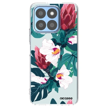 Picasee silikonska prozirna maskica za Honor X8c - Rhododendron