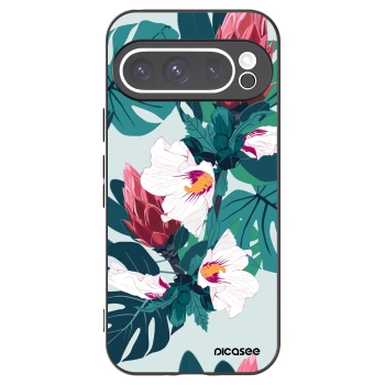 Picasee crna silikonska maskica za Google Pixel 9 Pro - Rhododendron