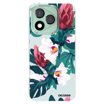 Picasee silikonska prozirna maskica za Honor 400 Lite 5G - Rhododendron