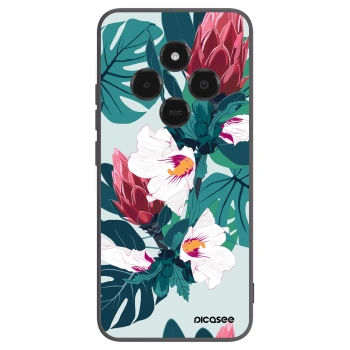 Picasee crna silikonska maskica za Xiaomi Poco C75 - Rhododendron