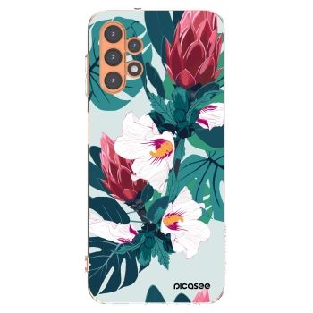 Picasee silikonska prozirna maskica za Samsung Galaxy A13 5G - Rhododendron