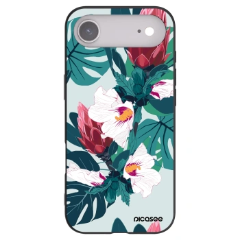 Picasee crna silikonska maskica za Apple iPhone Air - Rhododendron