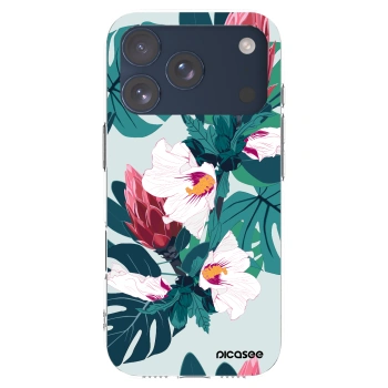 Picasee silikonska prozirna maskica za Apple iPhone 17 Pro - Rhododendron