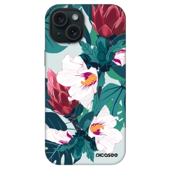 Picasee Fashion Case MagSafe za Apple iPhone 15 - Rhododendron