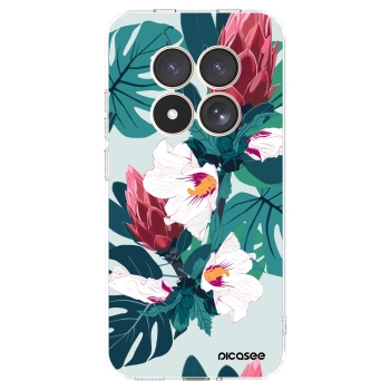 Picasee silikonska prozirna maskica za Xiaomi Redmi Note 15 Pro 4G - Rhododendron