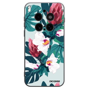 Picasee crna silikonska maskica za Vivo X300 Pro - Rhododendron