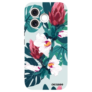 Picasee crna silikonska maskica za Honor 600 Lite - Rhododendron