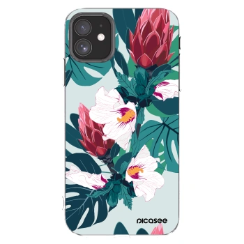 Picasee silikonska prozirna maskica za Apple iPhone 11 - Rhododendron