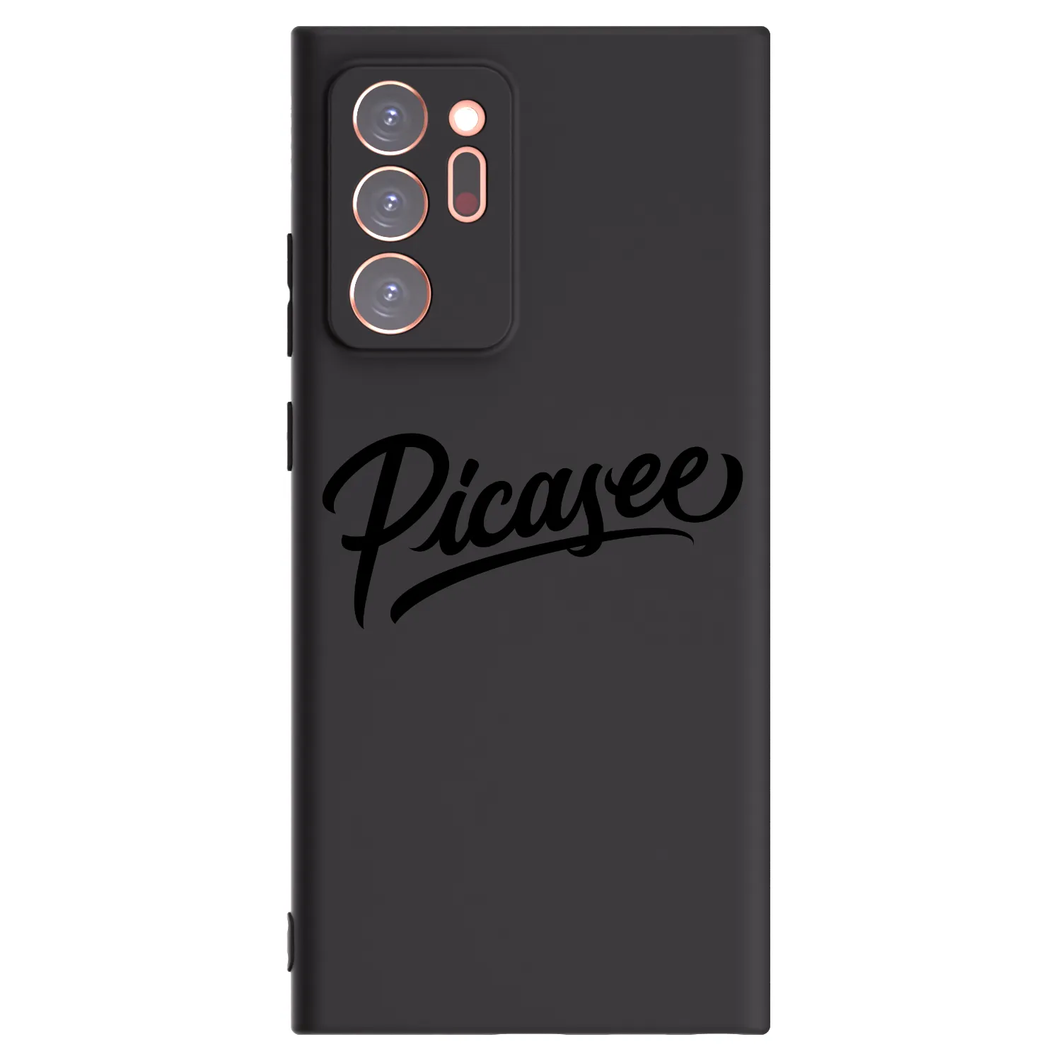 Picasee crna silikonska maskica za Samsung Galaxy Note 20 Ultra - Picasee - old logo - black