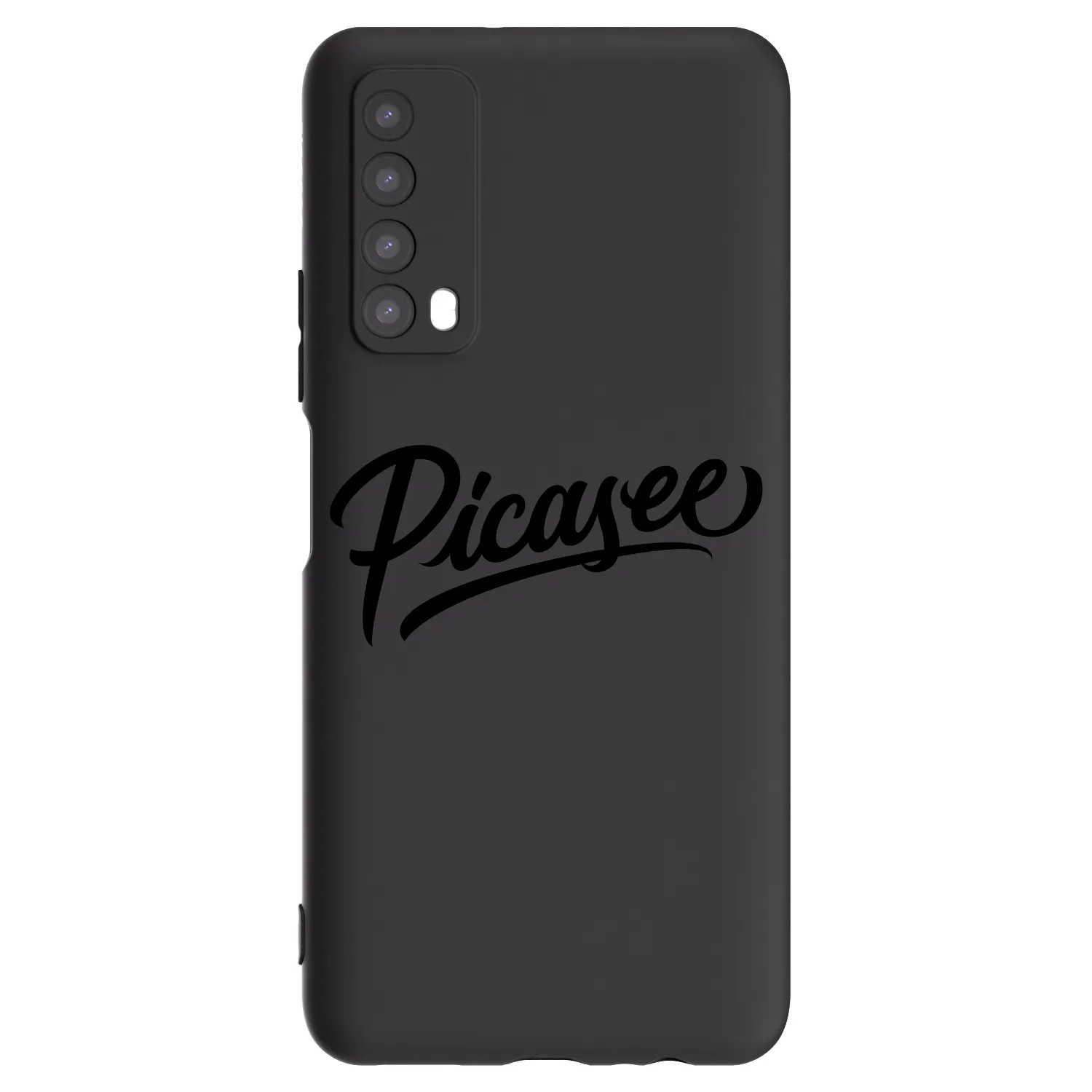Picasee crna silikonska maskica za Huawei P Smart 2021 - Picasee - old logo - black