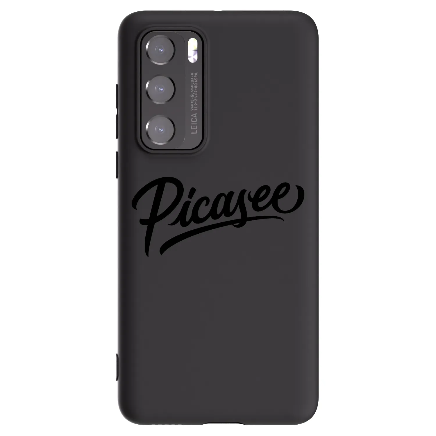 Picasee crna silikonska maskica za Huawei P40 - Picasee - old logo - black