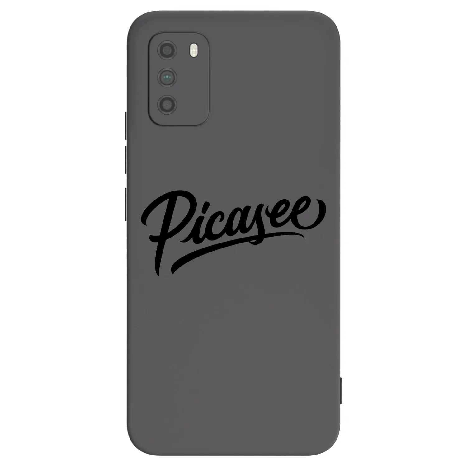 Picasee crna silikonska maskica za Xiaomi Poco M3 - Picasee - old logo - black