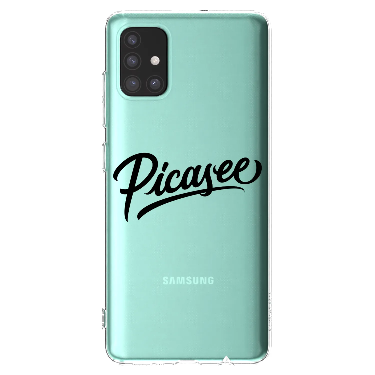 Picasee silikonska prozirna maskica za Samsung Galaxy M51 M515F - Picasee - old logo - black