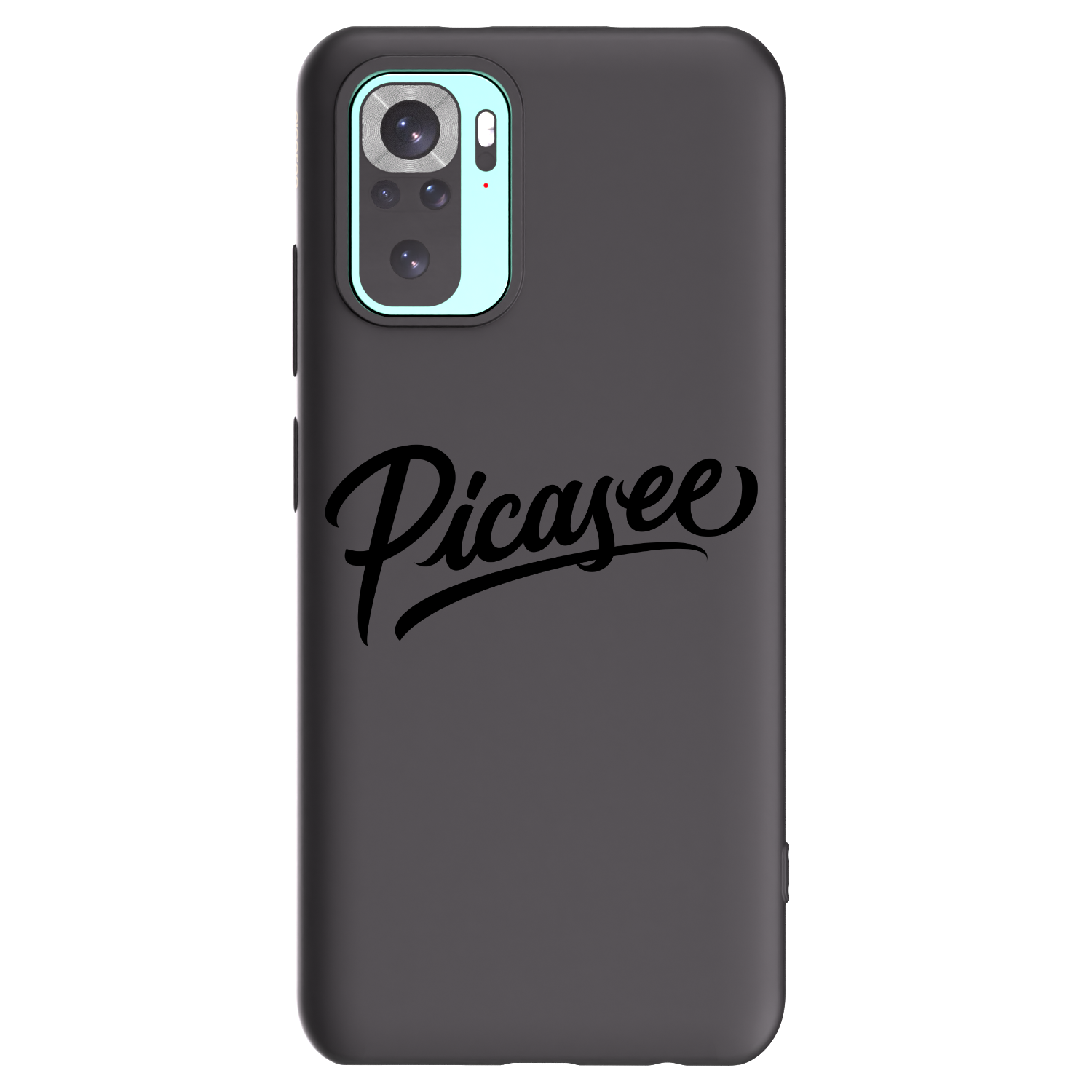 Picasee crna silikonska maskica za Xiaomi Redmi Note 10 Pro - Picasee - old logo - black