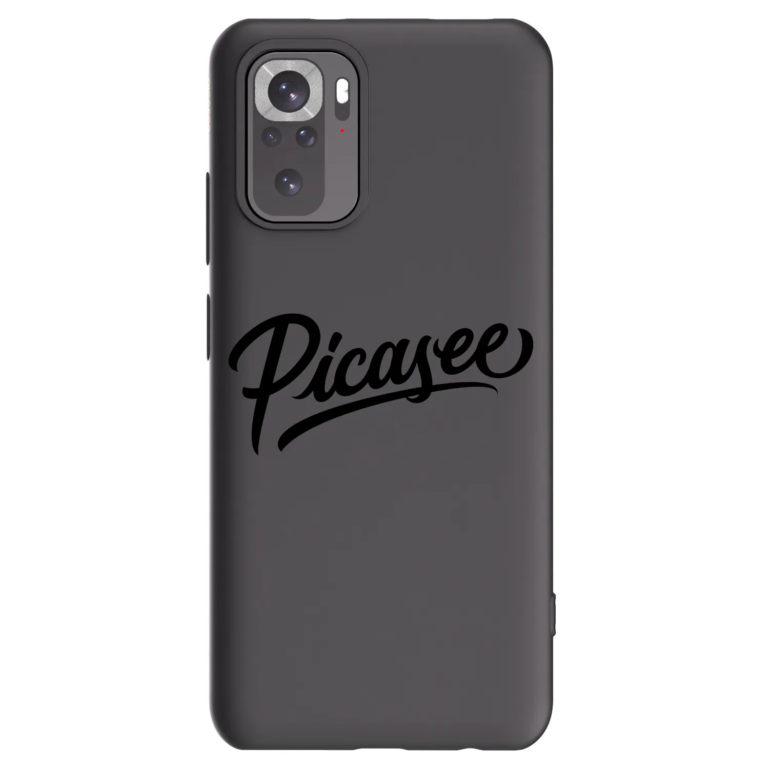 Picasee crna silikonska maskica za Xiaomi Redmi Note 10S - Picasee - old logo - black