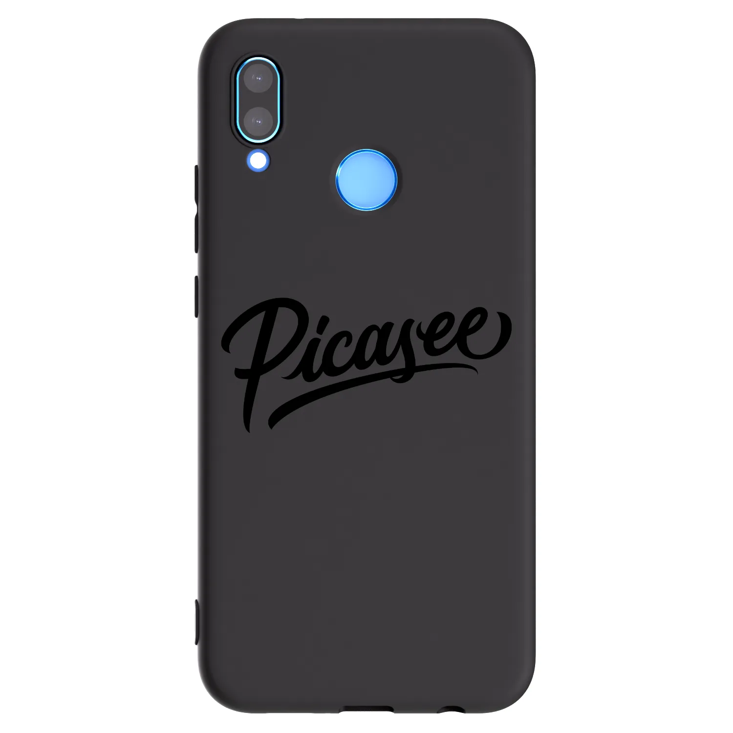 Picasee crna silikonska maskica za Huawei P20 Lite - Picasee - old logo - black