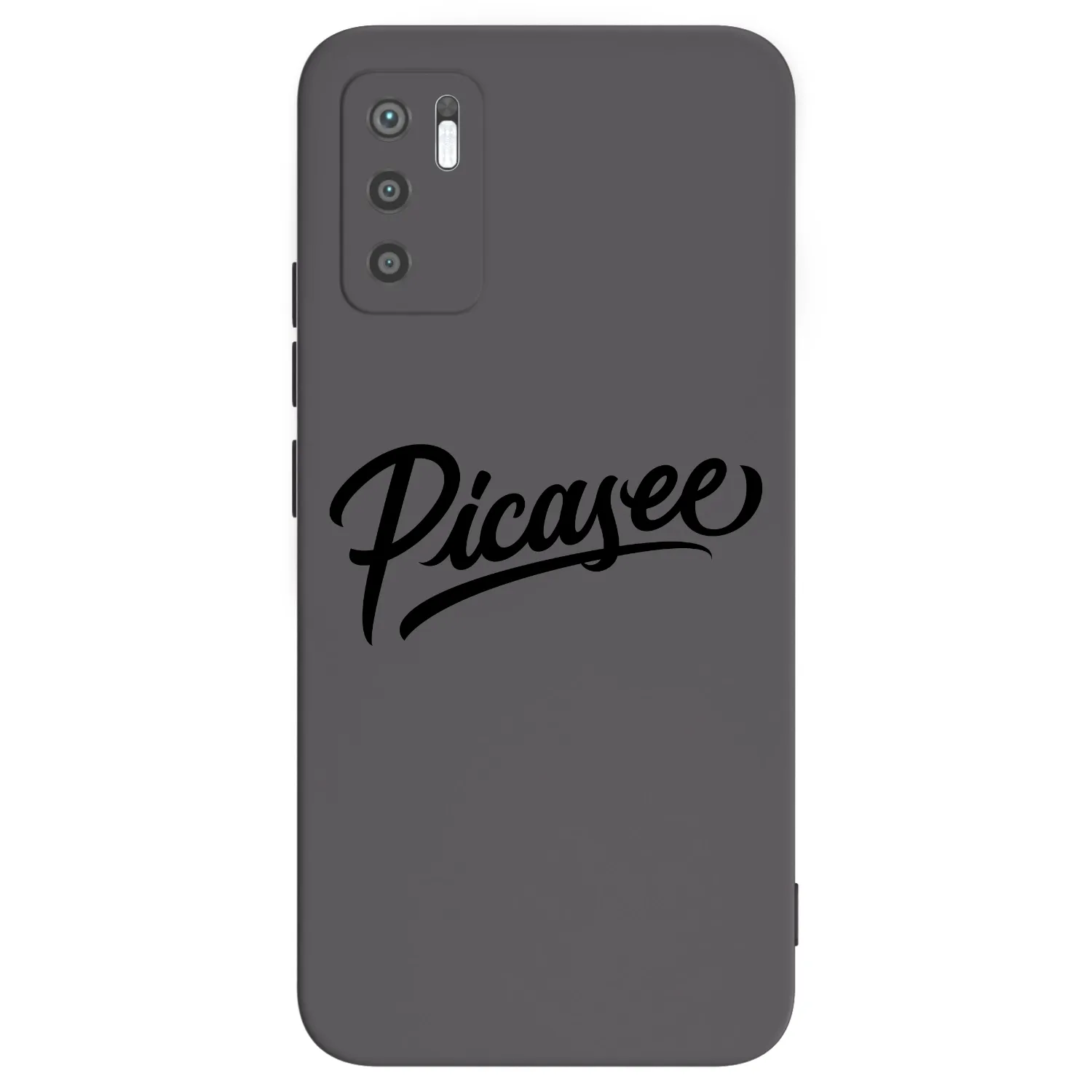 Picasee crna silikonska maskica za Xiaomi Redmi Note 10 5G - Picasee - old logo - black