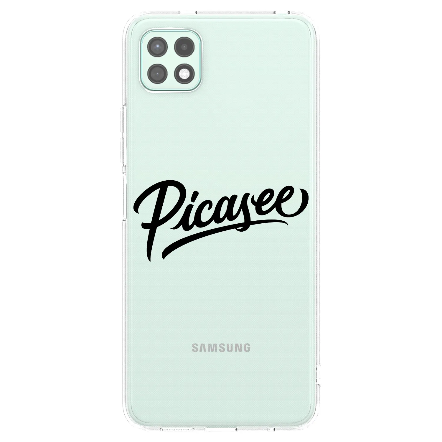 Picasee silikonska prozirna maskica za Samsung Galaxy A22 A226B 5G - Picasee - old logo - black