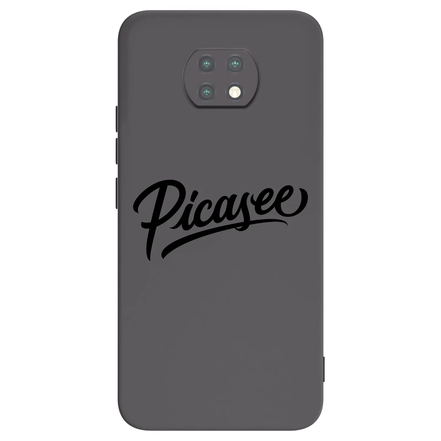 Picasee crna silikonska maskica za Xiaomi Redmi Note 9T - Picasee - old logo - black