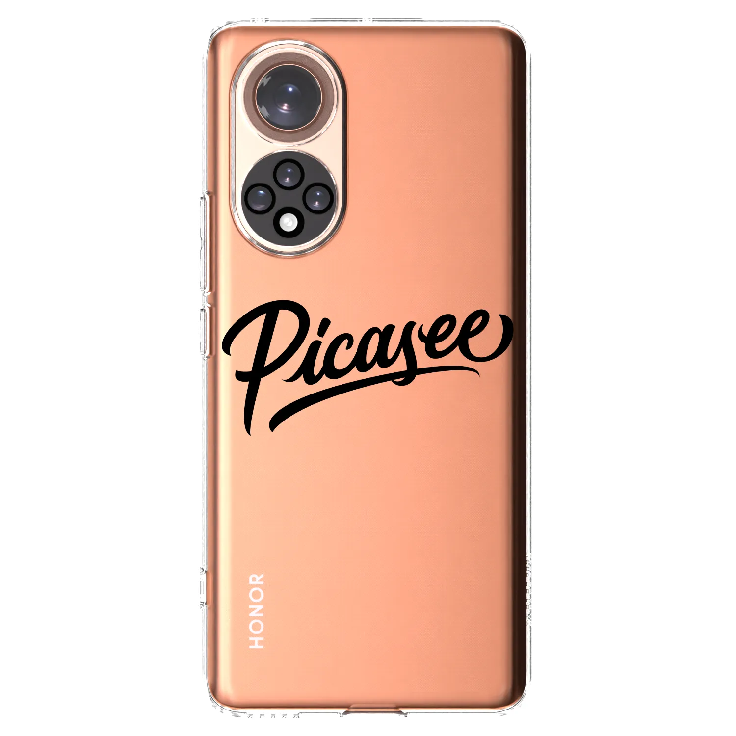 Picasee silikonska prozirna maskica za Huawei Nova 9 - Picasee - old logo - black