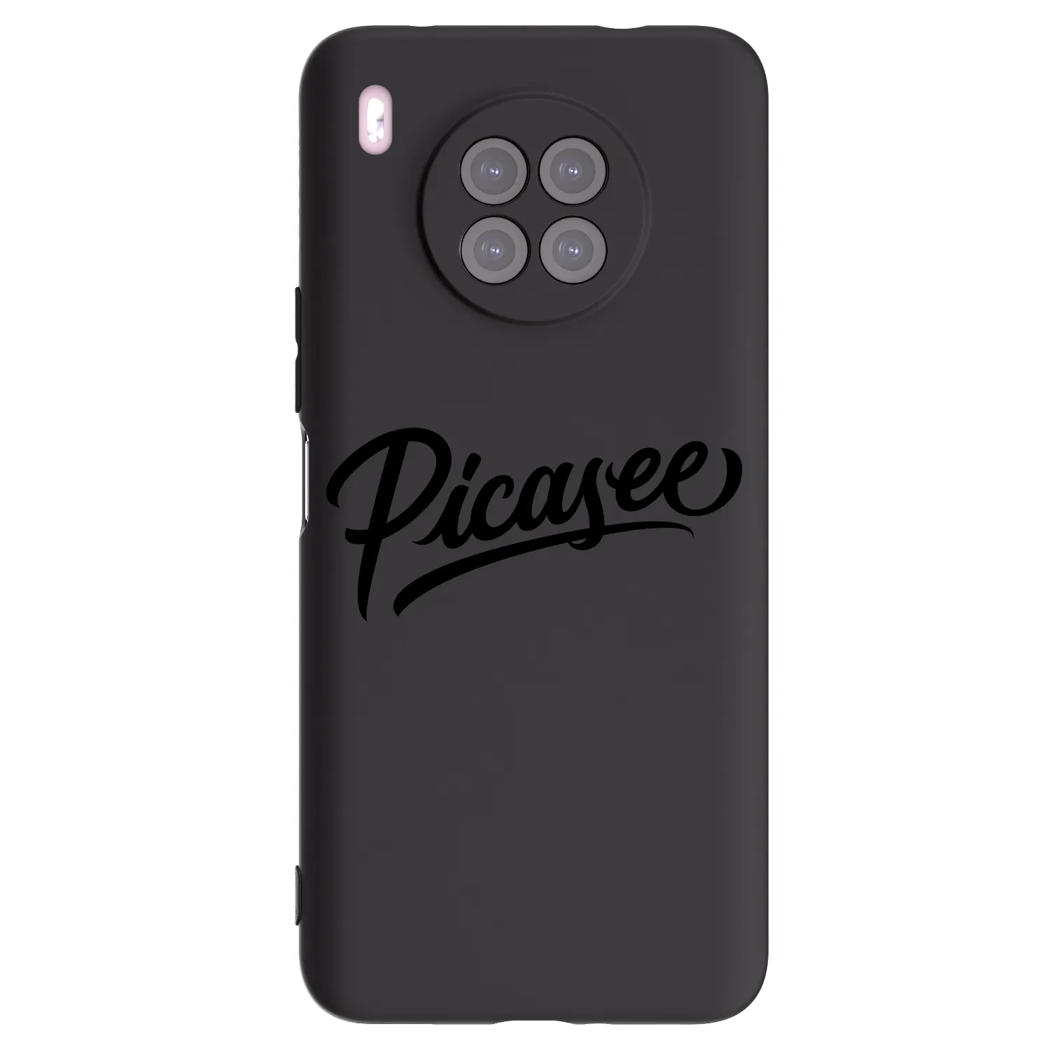 Picasee crna silikonska maskica za Huawei Nova 8i - Picasee - old logo - black