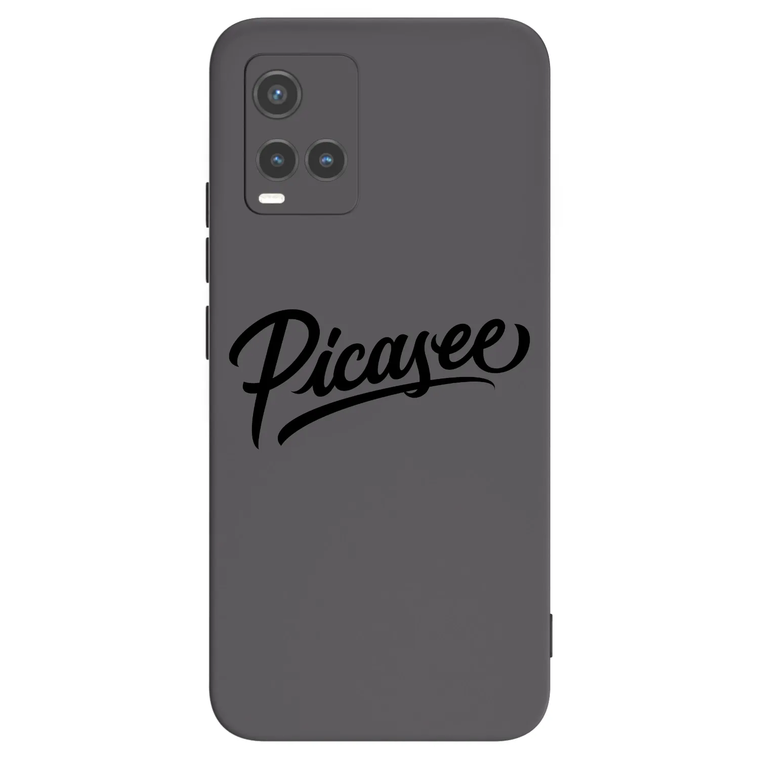Picasee crna silikonska maskica za Vivo Y33s - Picasee - old logo - black
