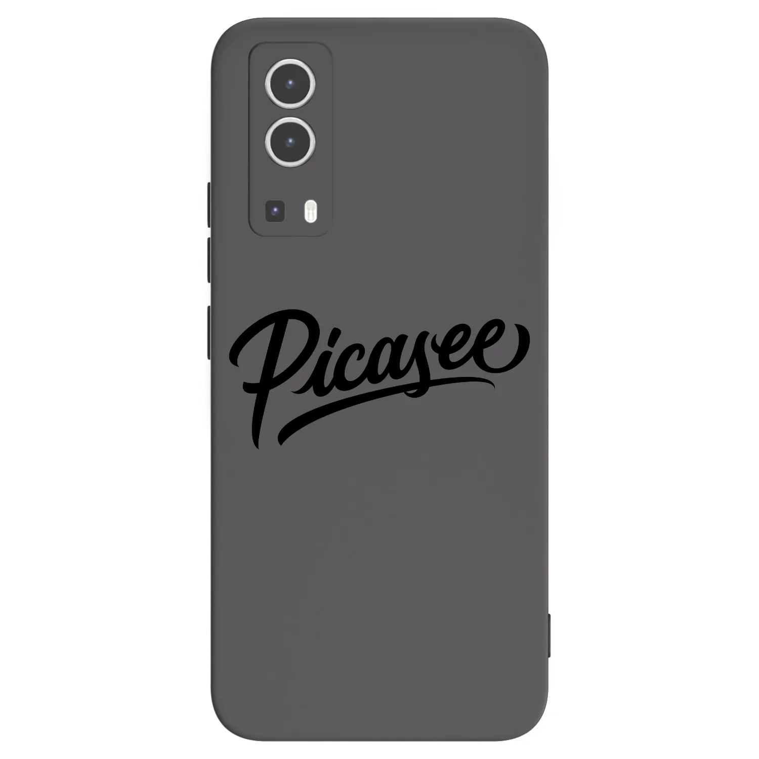 Picasee crna silikonska maskica za Vivo Y72 5G - Picasee - old logo - black