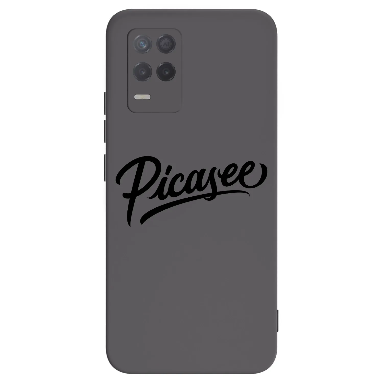 Picasee crna silikonska maskica za Realme 8 5G - Picasee - old logo - black