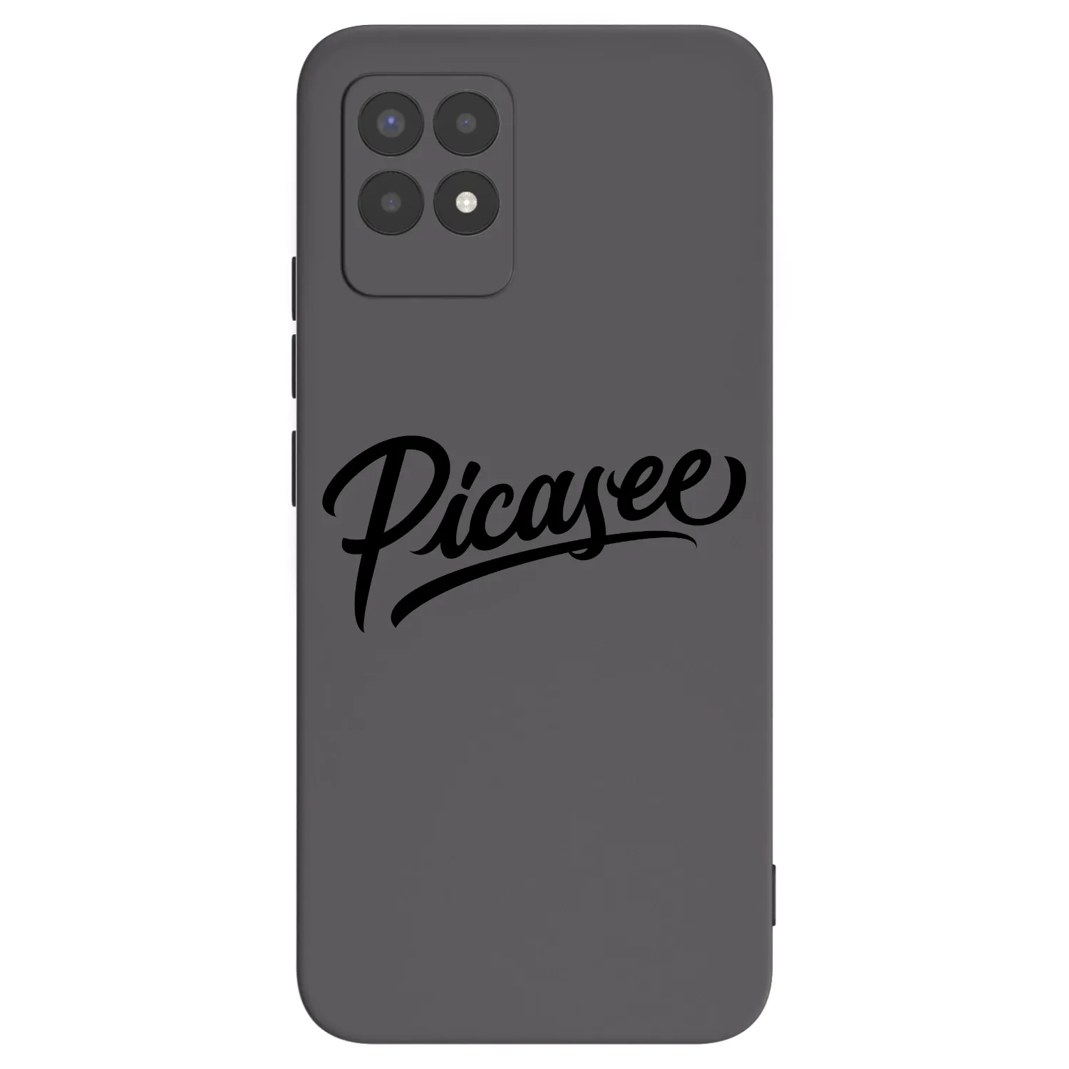Picasee crna silikonska maskica za Realme 8i - Picasee - old logo - black