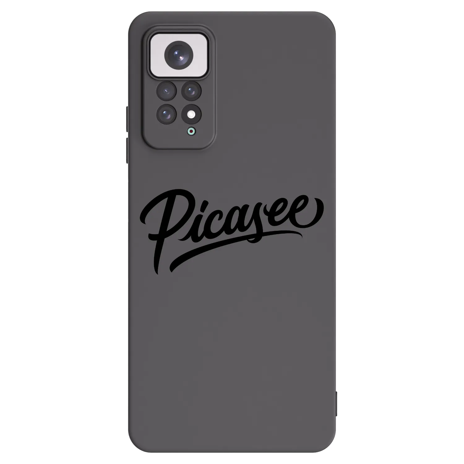 Picasee crna silikonska maskica za Xiaomi Redmi Note 11 - Picasee - old logo - black
