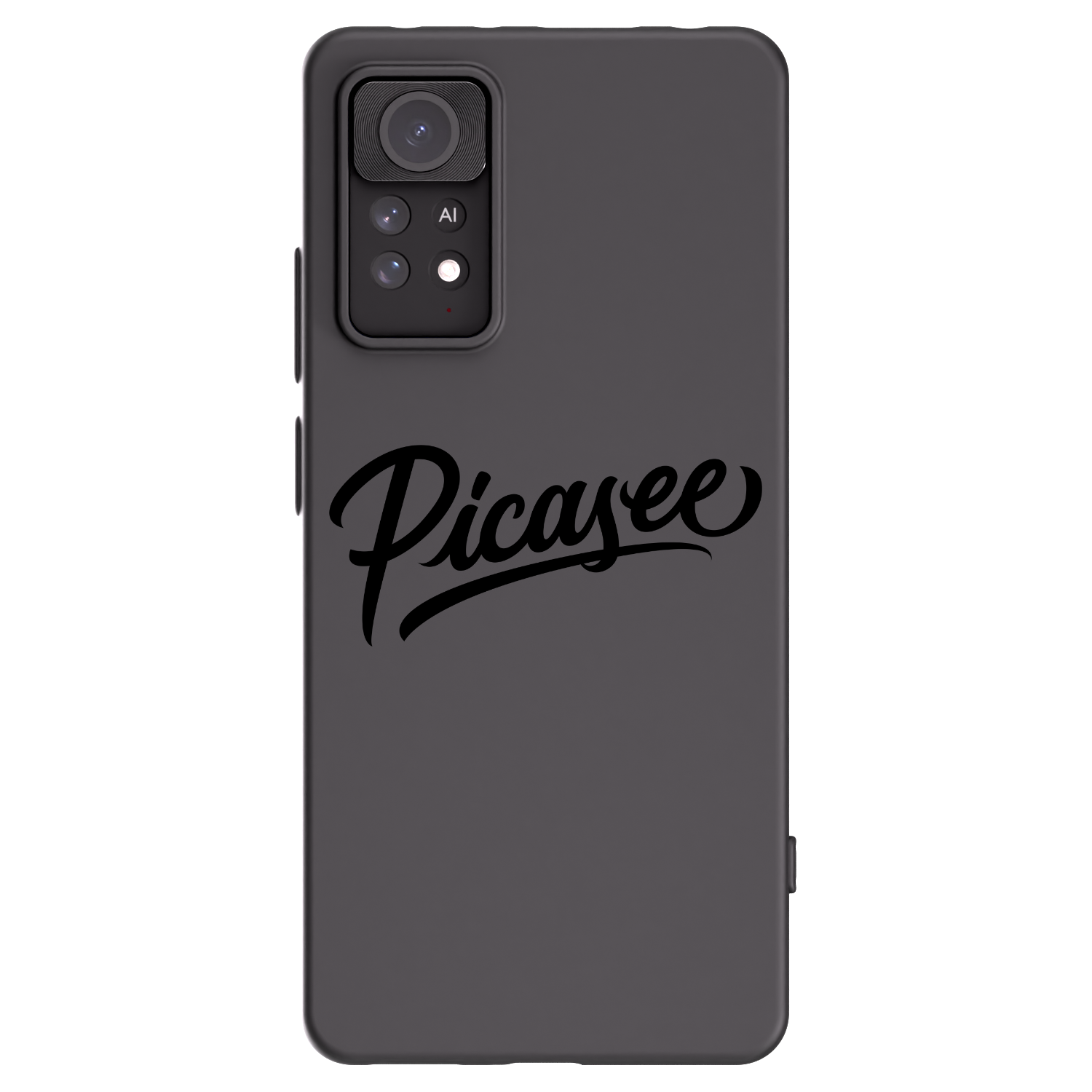 Picasee crna silikonska maskica za Xiaomi Redmi Note 11 Pro - Picasee - old logo - black
