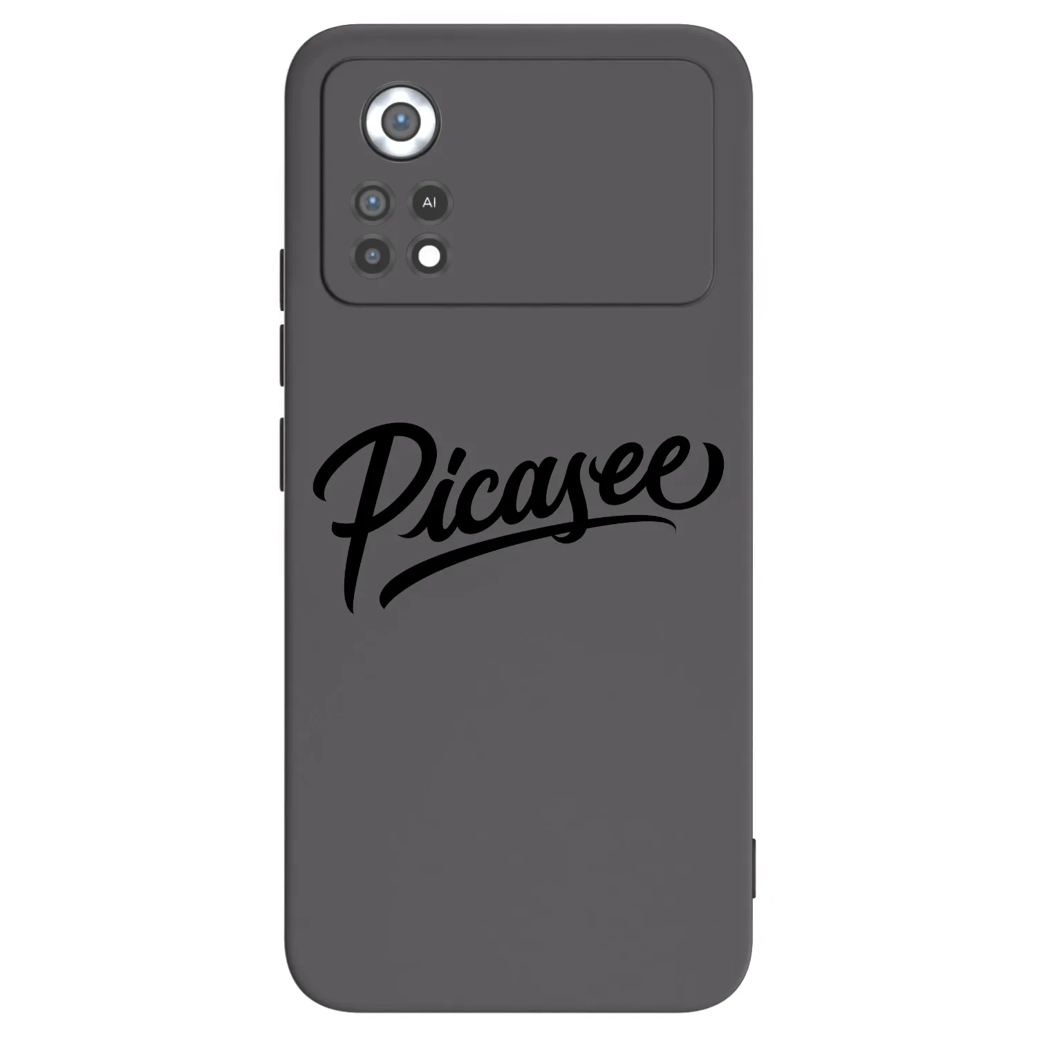 Picasee crna silikonska maskica za Xiaomi Poco X4 Pro 5G - Picasee - old logo - black