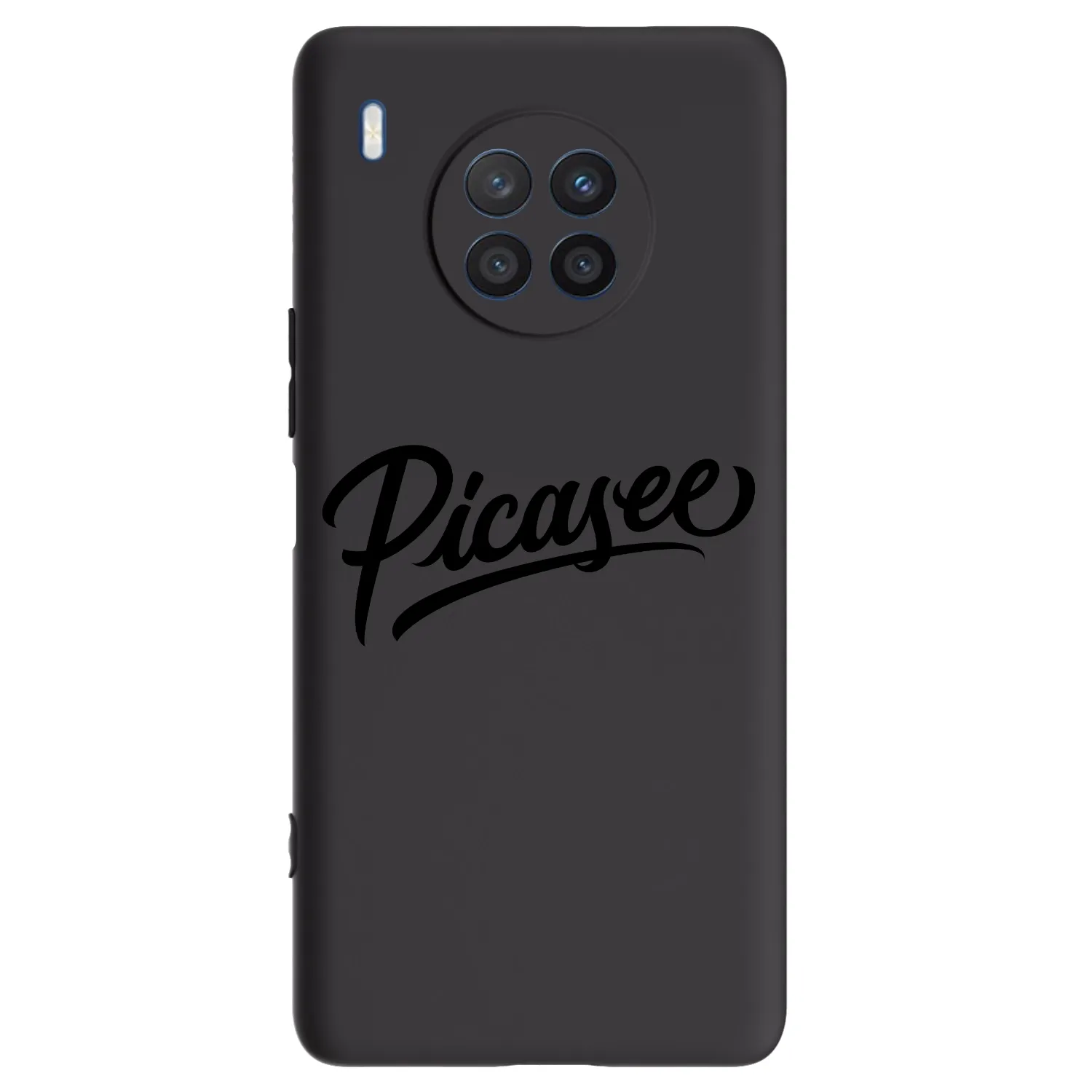 Picasee crna silikonska maskica za Honor 50 Lite - Picasee - old logo - black