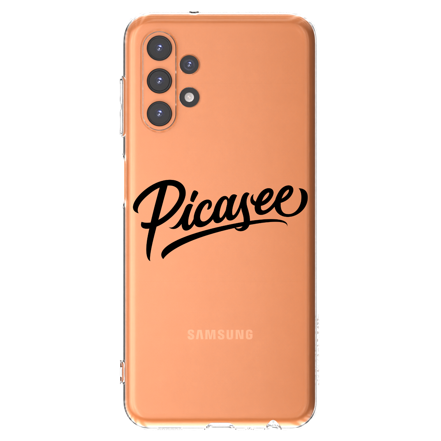 Picasee silikonska prozirna maskica za Samsung Galaxy A13 4G A135 - Picasee - old logo - black