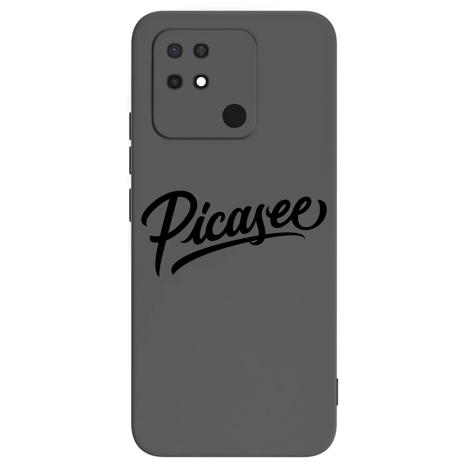 Picasee crna silikonska maskica za Xiaomi Redmi 10C - Picasee - old logo - black