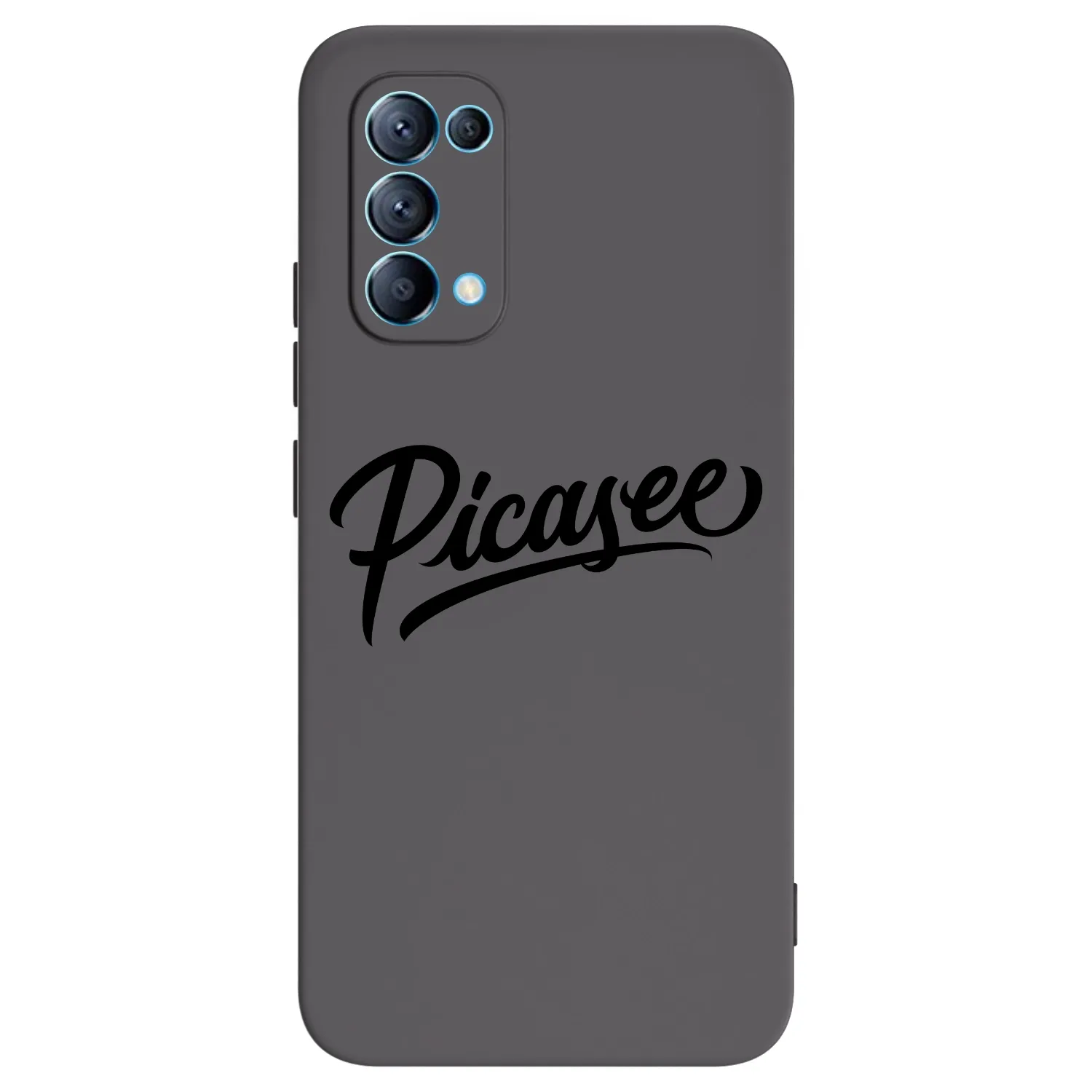 Picasee crna silikonska maskica za OPPO Reno 5 5G - Picasee - old logo - black
