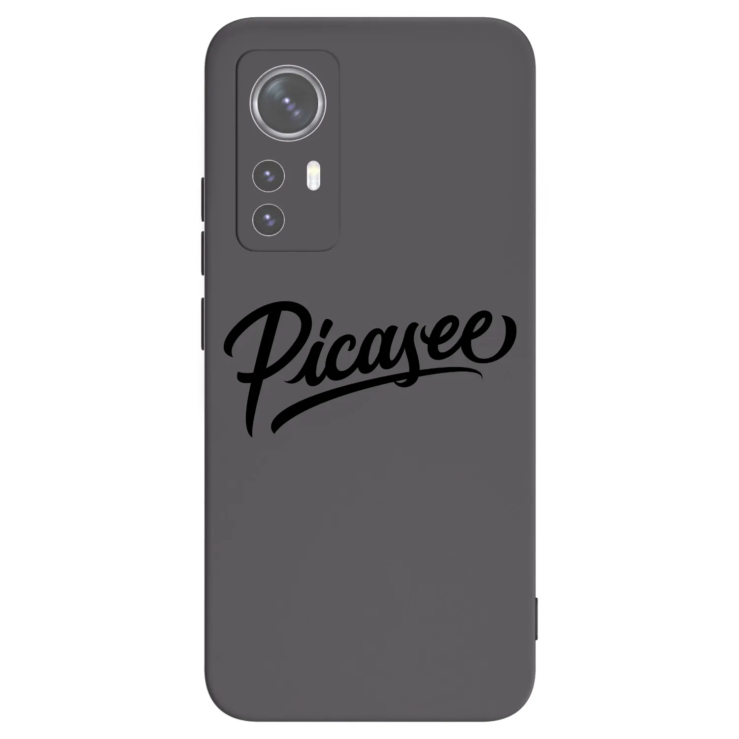 Picasee crna silikonska maskica za Xiaomi 12X - Picasee - old logo - black
