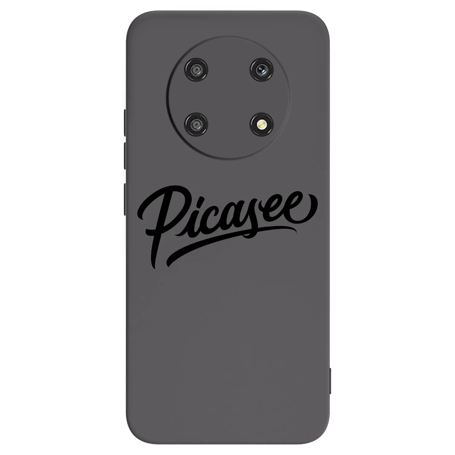 Picasee crna silikonska maskica za Honor Magic4 Lite 5G - Picasee - old logo - black