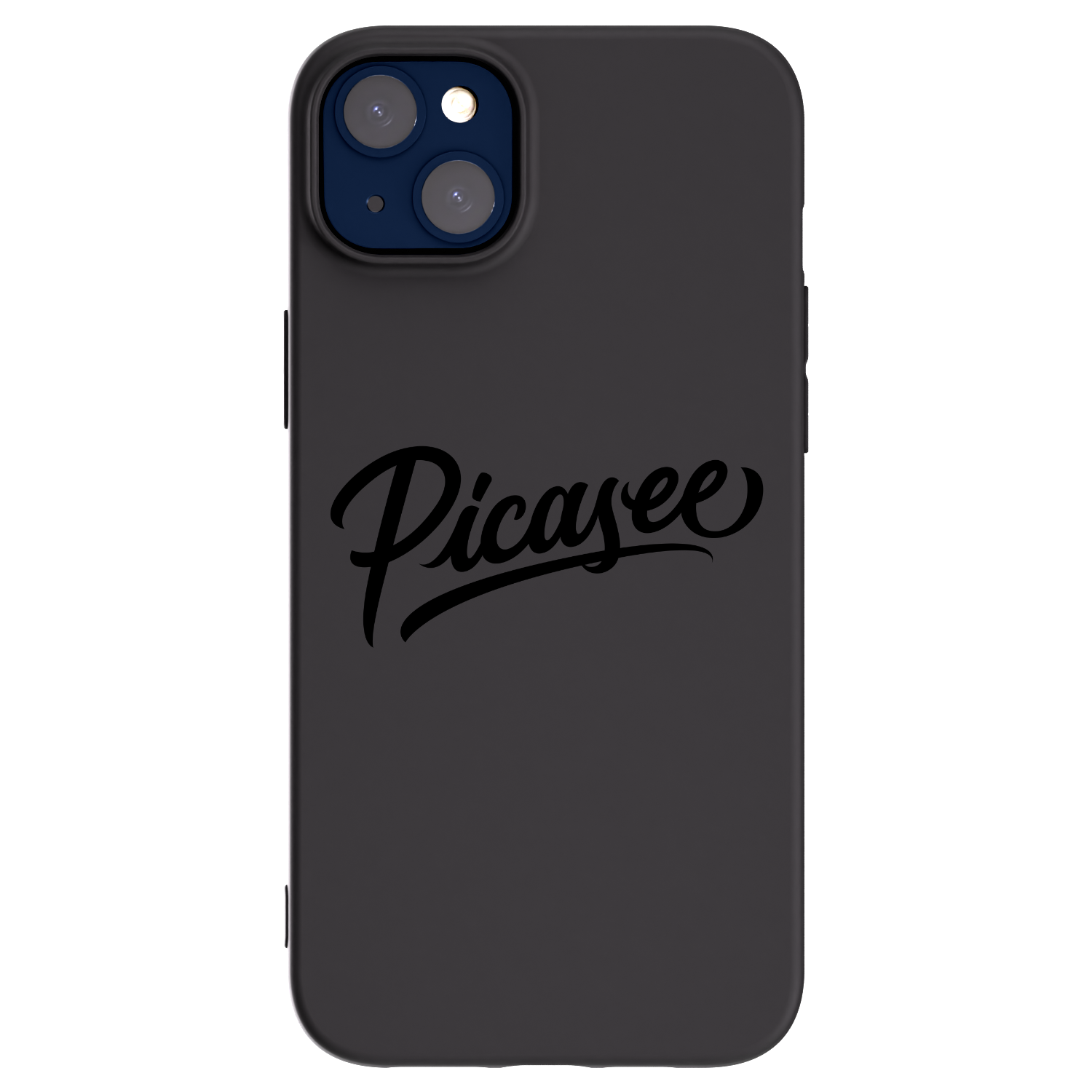 Picasee crna silikonska maskica za Apple iPhone 14 Plus - Picasee - old logo - black