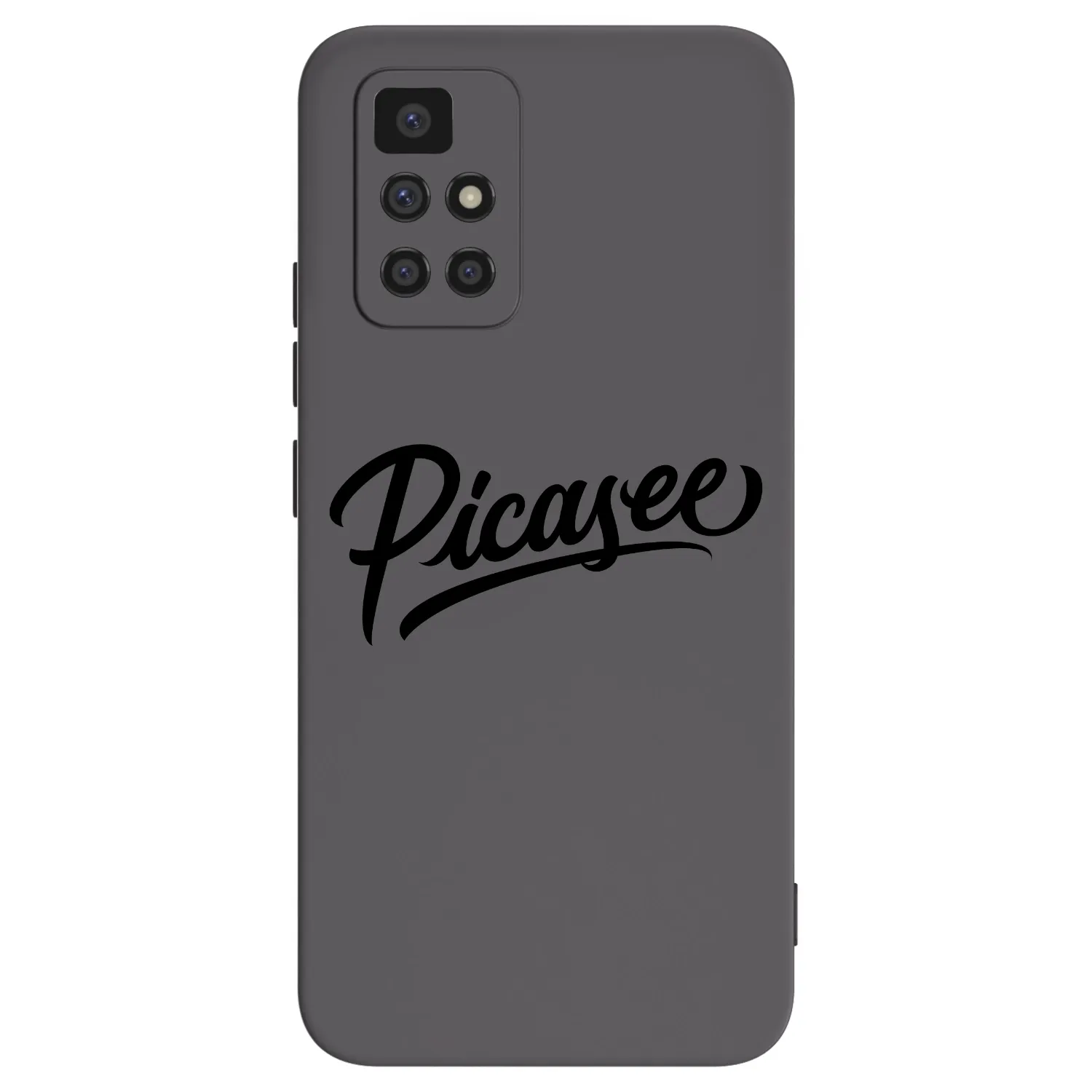 Picasee crna silikonska maskica za Xiaomi Redmi 10 (2022) - Picasee - old logo - black