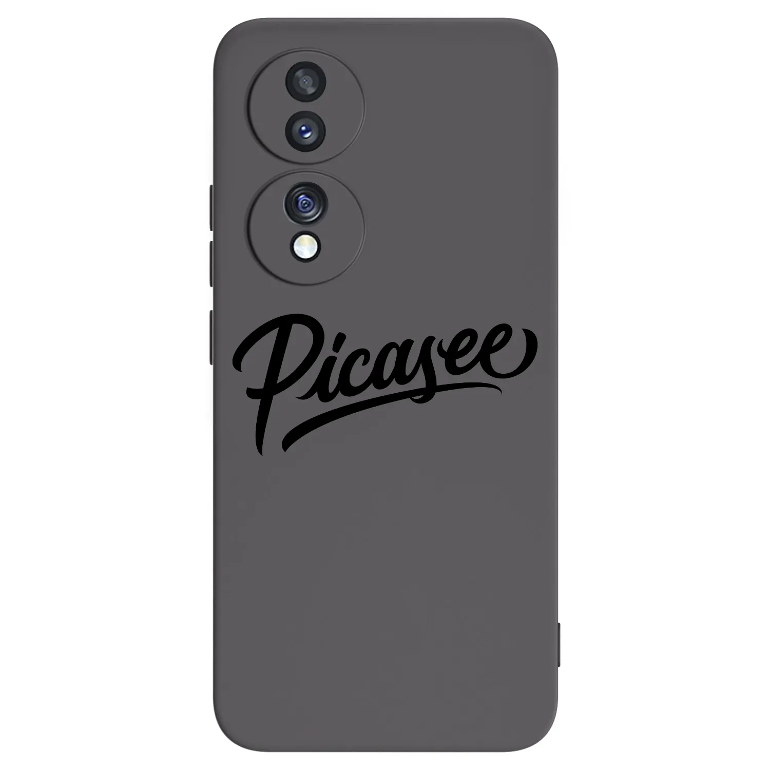 Picasee crna silikonska maskica za Honor 70 - Picasee - old logo - black