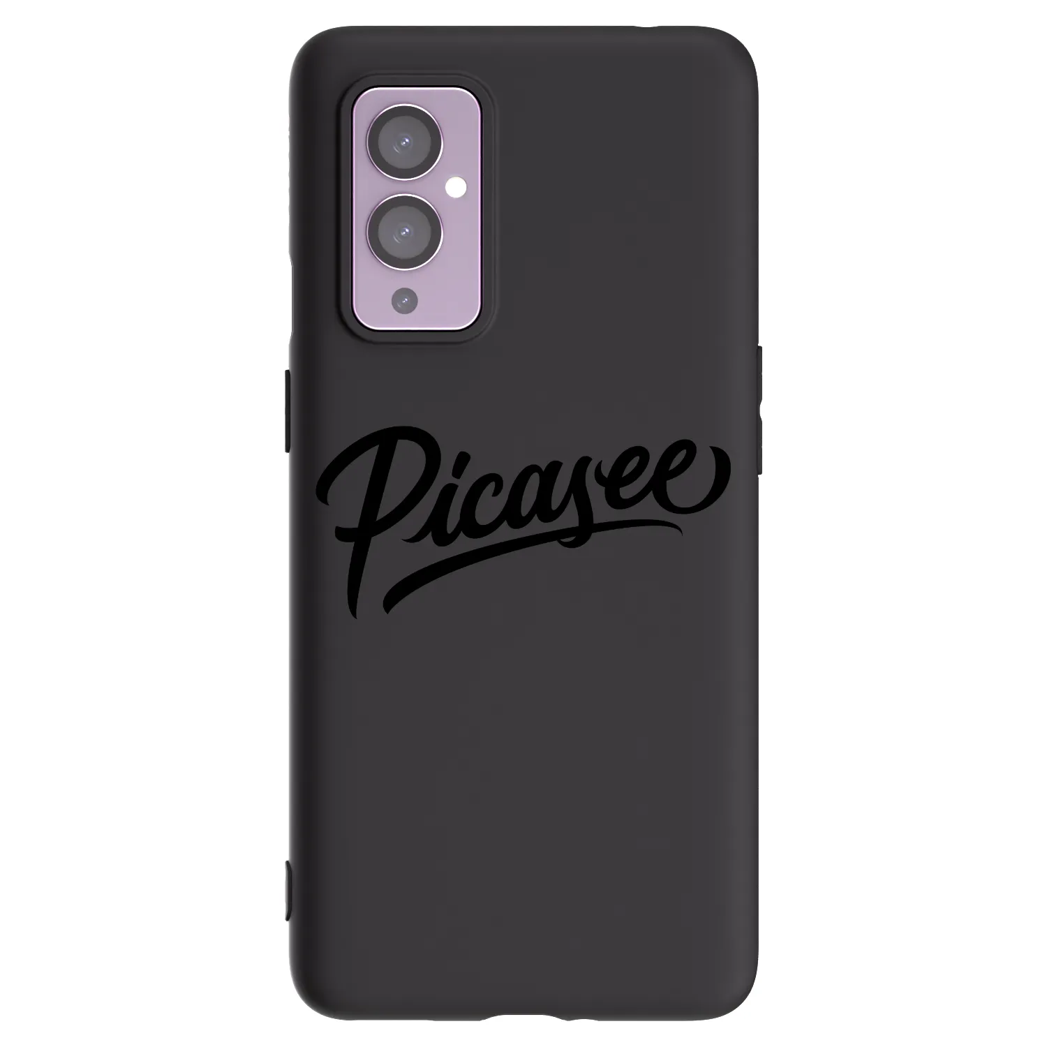 Picasee crna silikonska maskica za OnePlus 9 - Picasee - old logo - black